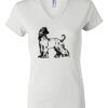 Women's Short Sleeve V-Neck T-Shirt Thumbnail