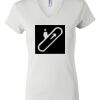 Women's Short Sleeve V-Neck T-Shirt Thumbnail