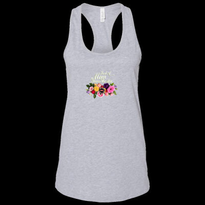 Women's Jersey Racerback Tank Just A Mom From The Lou Thumbnail