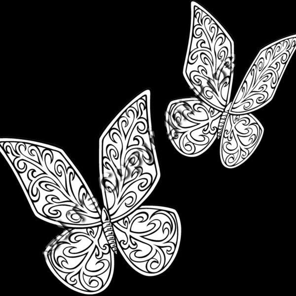 ESbutterfly005bw Thumbnail