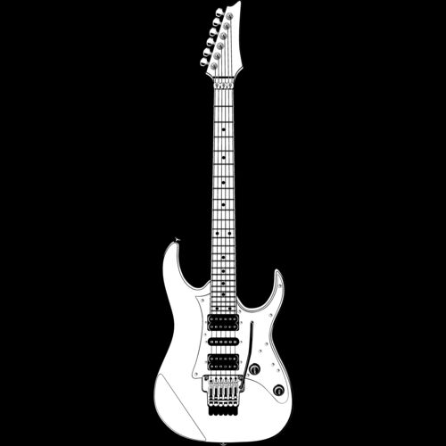 ES2guitar003bw Thumbnail