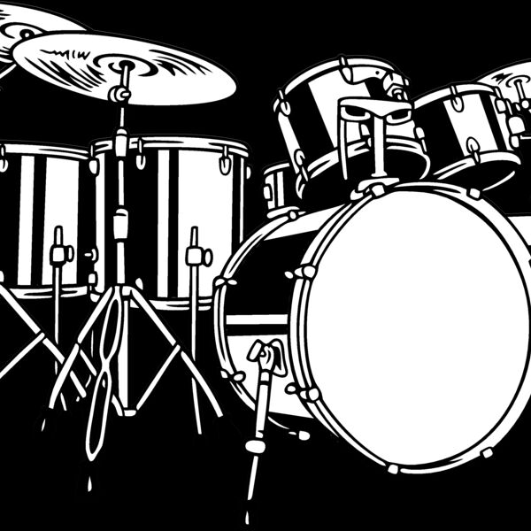 ES2drumset001BW Thumbnail