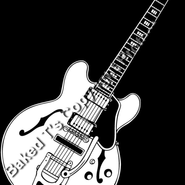 ES2guitar005bw Thumbnail