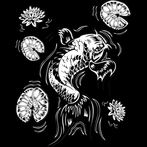 ES2asiankoi003BW Thumbnail