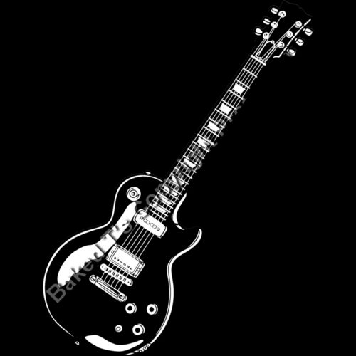 ES2guitar002bw Thumbnail