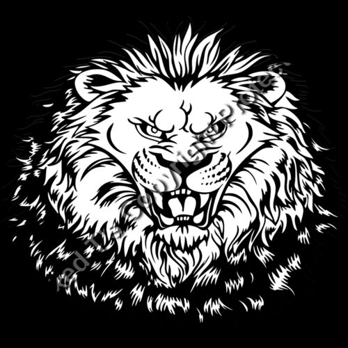 ES2lion004bw Thumbnail