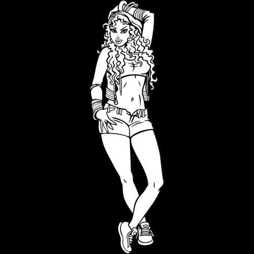 ES2pinup008bw Thumbnail