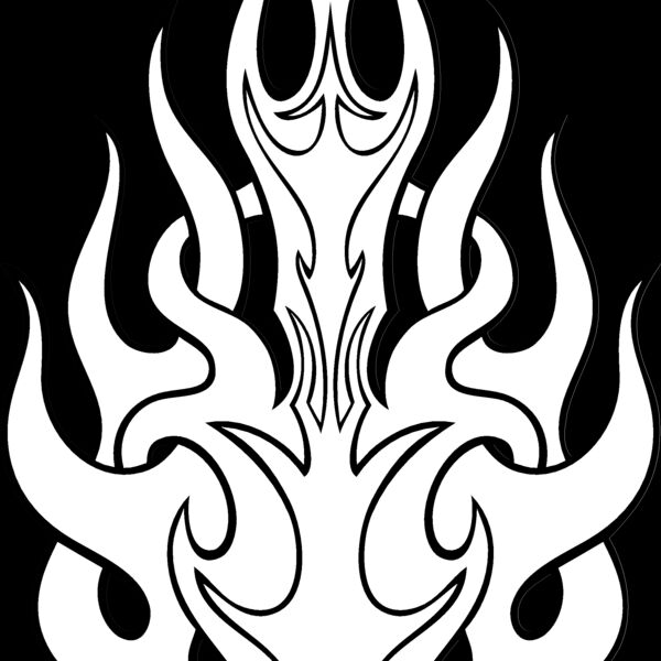 ES2flames007BW Thumbnail