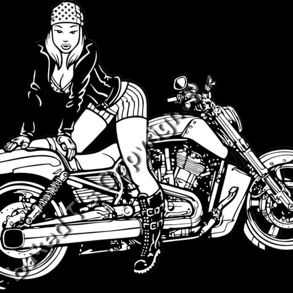ES2biker004bw Thumbnail