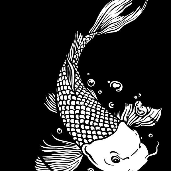 ES3asiankoi01bw Thumbnail