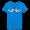 Ladies’  Junior Fine Jersey V-Neck Longer Length T-Shirt Thumbnail