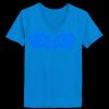 Ladies’  Junior Fine Jersey V-Neck Longer Length T-Shirt Thumbnail