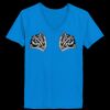 Ladies’  Junior Fine Jersey V-Neck Longer Length T-Shirt Thumbnail