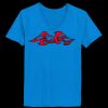 Ladies’  Junior Fine Jersey V-Neck Longer Length T-Shirt Thumbnail