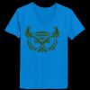 Ladies’  Junior Fine Jersey V-Neck Longer Length T-Shirt Thumbnail