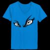 Ladies’  Junior Fine Jersey V-Neck Longer Length T-Shirt Thumbnail