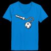 Ladies’  Junior Fine Jersey V-Neck Longer Length T-Shirt Thumbnail