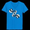 Ladies’  Junior Fine Jersey V-Neck Longer Length T-Shirt Thumbnail