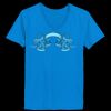 Ladies’  Junior Fine Jersey V-Neck Longer Length T-Shirt Thumbnail