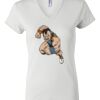 Women's Short Sleeve V-Neck T-Shirt Thumbnail