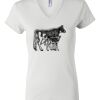 Women's Short Sleeve V-Neck T-Shirt Thumbnail