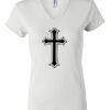 Women's Short Sleeve V-Neck T-Shirt Thumbnail