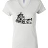 Women's Short Sleeve V-Neck T-Shirt Thumbnail