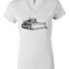 Women's Short Sleeve V-Neck T-Shirt Thumbnail