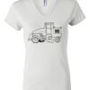 Women's Short Sleeve V-Neck T-Shirt Thumbnail