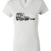 Women's Short Sleeve V-Neck T-Shirt Thumbnail