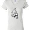 Women's Short Sleeve V-Neck T-Shirt Thumbnail