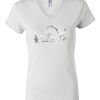 Women's Short Sleeve V-Neck T-Shirt Thumbnail
