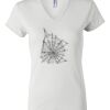 Women's Short Sleeve V-Neck T-Shirt Thumbnail