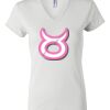 Women's Short Sleeve V-Neck T-Shirt Thumbnail