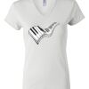 Women's Short Sleeve V-Neck T-Shirt Thumbnail