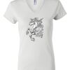 Women's Short Sleeve V-Neck T-Shirt Thumbnail
