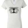 Women's Short Sleeve V-Neck T-Shirt Thumbnail