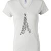 Women's Short Sleeve V-Neck T-Shirt Thumbnail