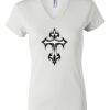 Women's Short Sleeve V-Neck T-Shirt Thumbnail