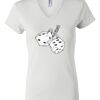 Women's Short Sleeve V-Neck T-Shirt Thumbnail