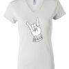 Women's Short Sleeve V-Neck T-Shirt Thumbnail
