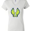 Women's Short Sleeve V-Neck T-Shirt Thumbnail