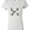 Women's Short Sleeve V-Neck T-Shirt Thumbnail