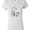 Women's Short Sleeve V-Neck T-Shirt Thumbnail