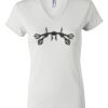 Women's Short Sleeve V-Neck T-Shirt Thumbnail