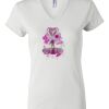 Women's Short Sleeve V-Neck T-Shirt Thumbnail