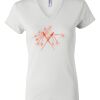 Women's Short Sleeve V-Neck T-Shirt Thumbnail