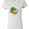 Women's Short Sleeve V-Neck T-Shirt Thumbnail